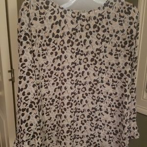 Loft animal print top.